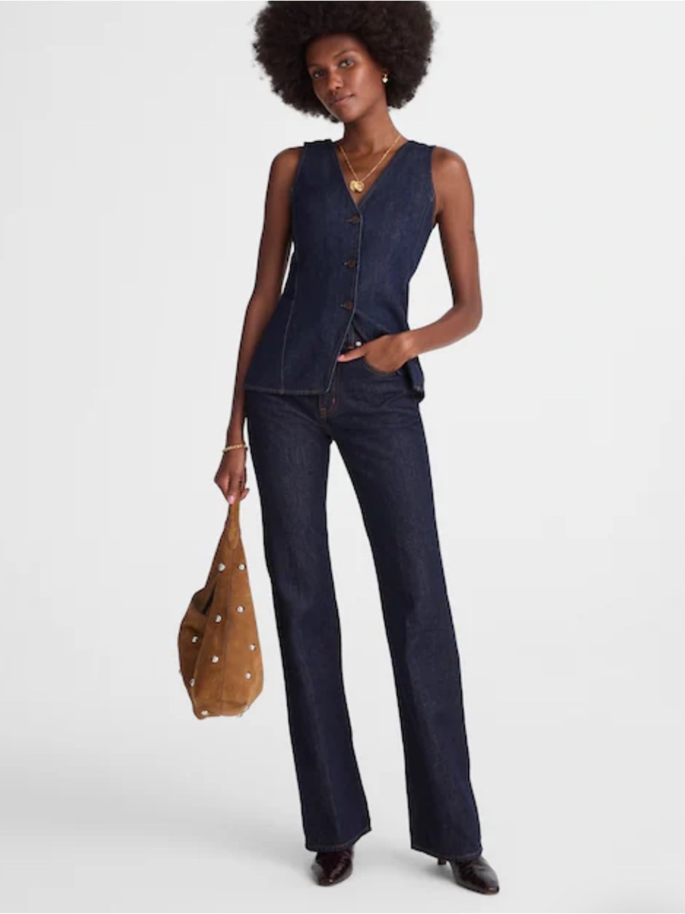 Madewell Vintage Flare Jeans Structured Denim